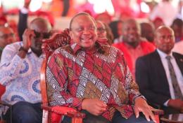 File image of former President Uhuru Kenyatta